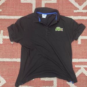 Black Lacoste polo shirt